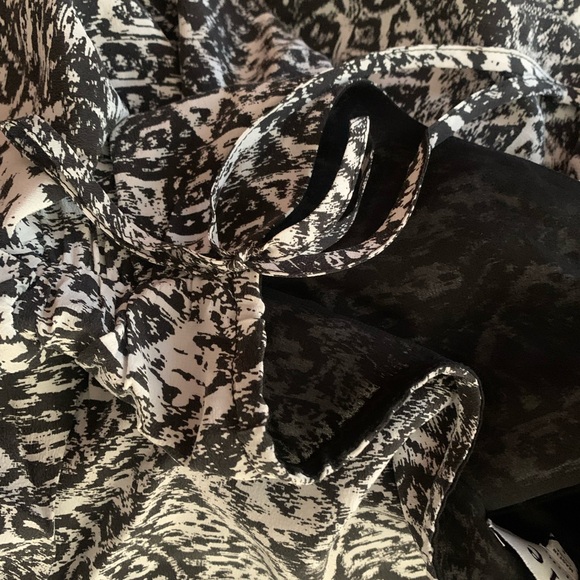 Joie June Ikat Print One-Shoulder Silk Dress - Picture 11 of 11